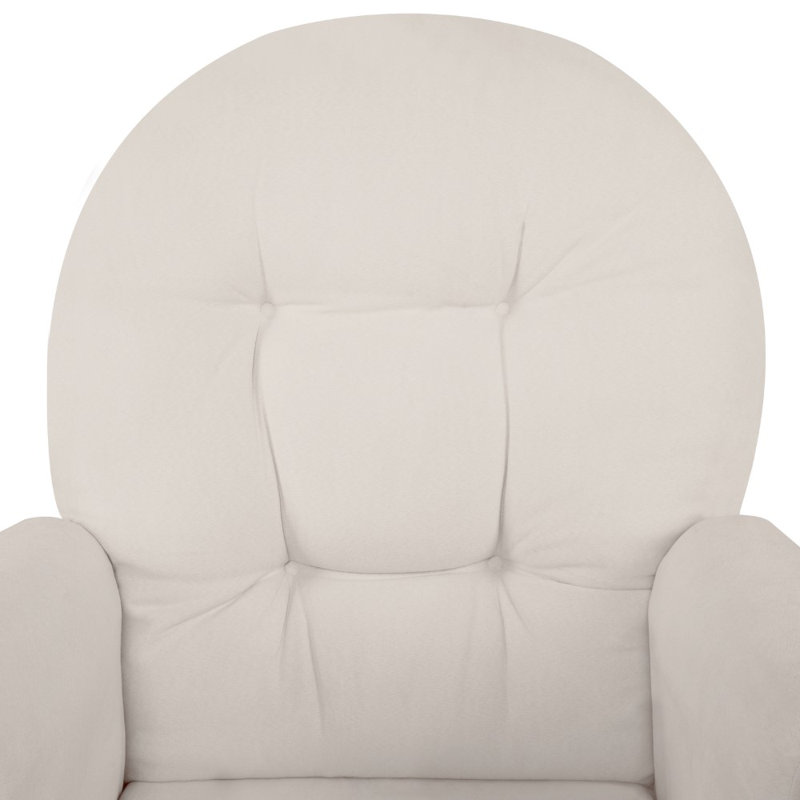 Winston Porter Parkhur Rocking Chair Nursery Glider with Ottoman